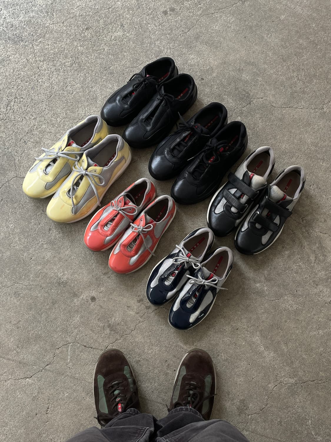 00s Prada Sports America’s Cup Patent Le 상품이미지2