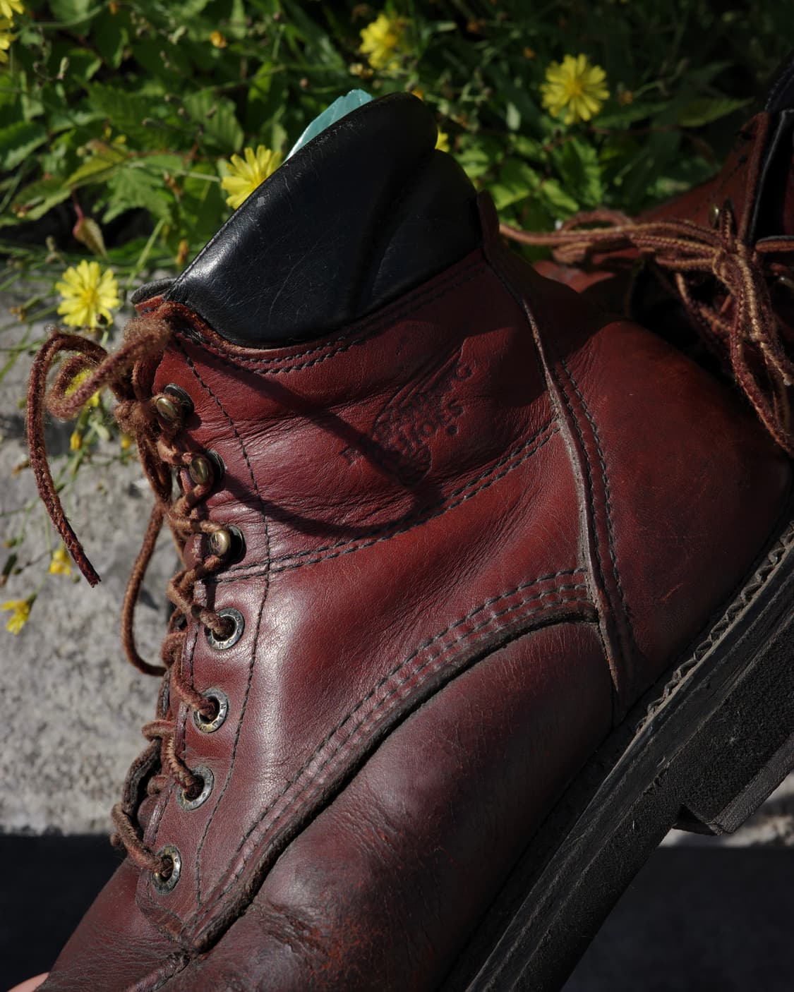 90s Red Wing 202 디스트레스드 목토 워크 부츠 상품이미지5