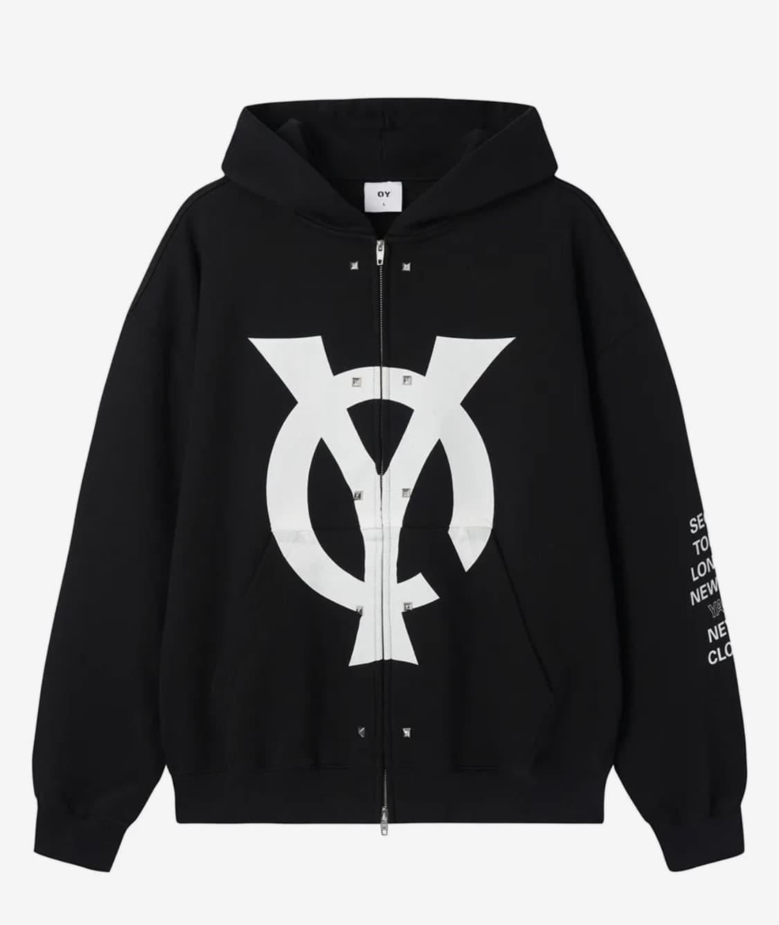 오와이 빅로고 후드집업 상품이미지1