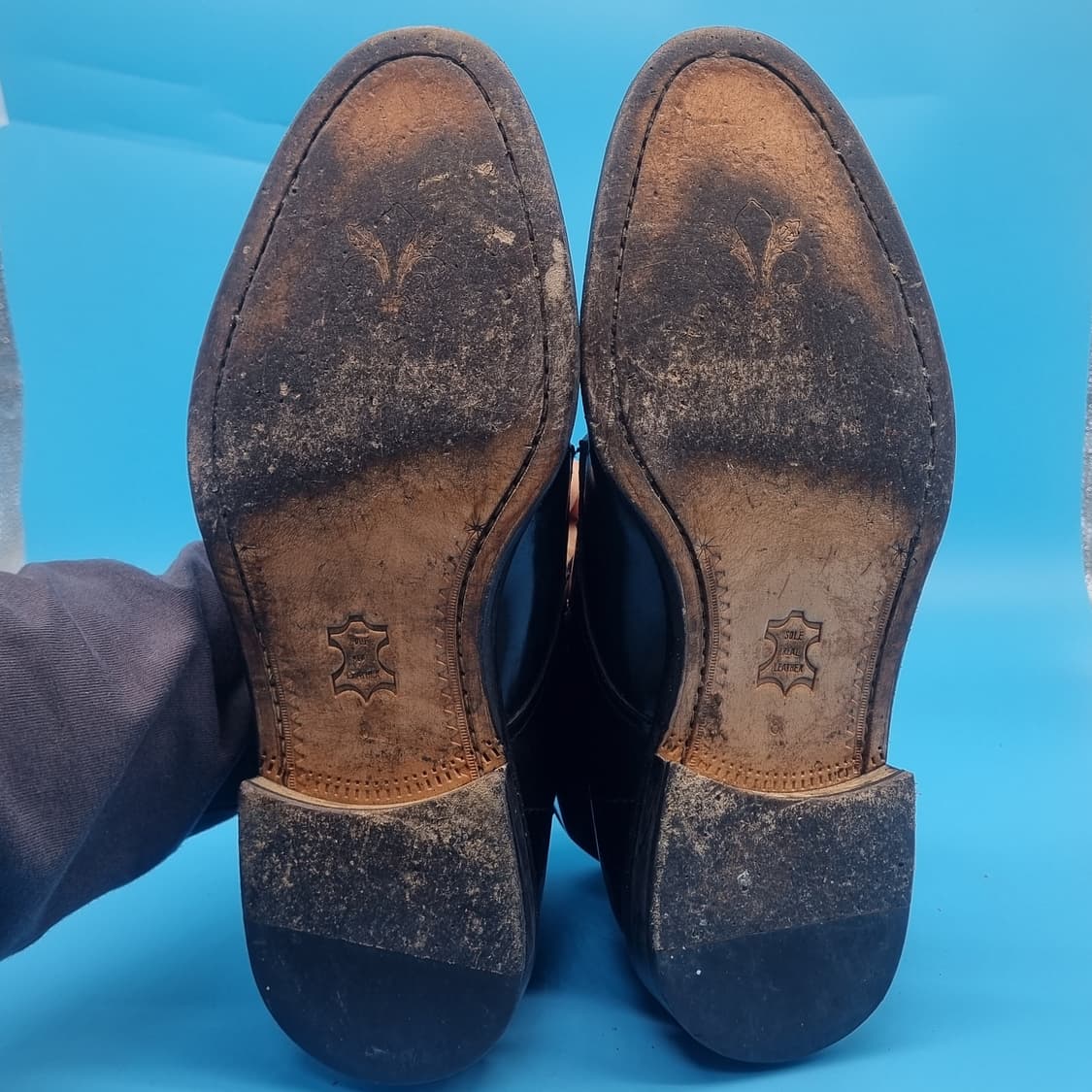 h 이탈리아 남성가죽부츠 실사이즈 255 상품이미지3