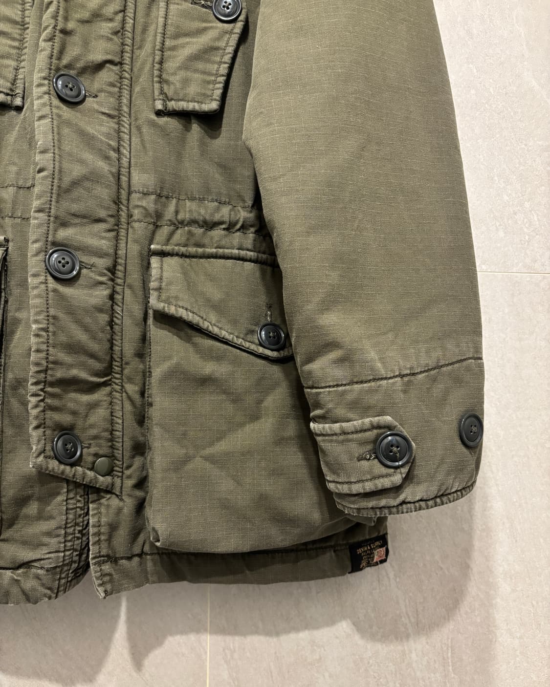 (M) 데님앤서플라이 랄프로렌 야상 후드 자켓 상품이미지3