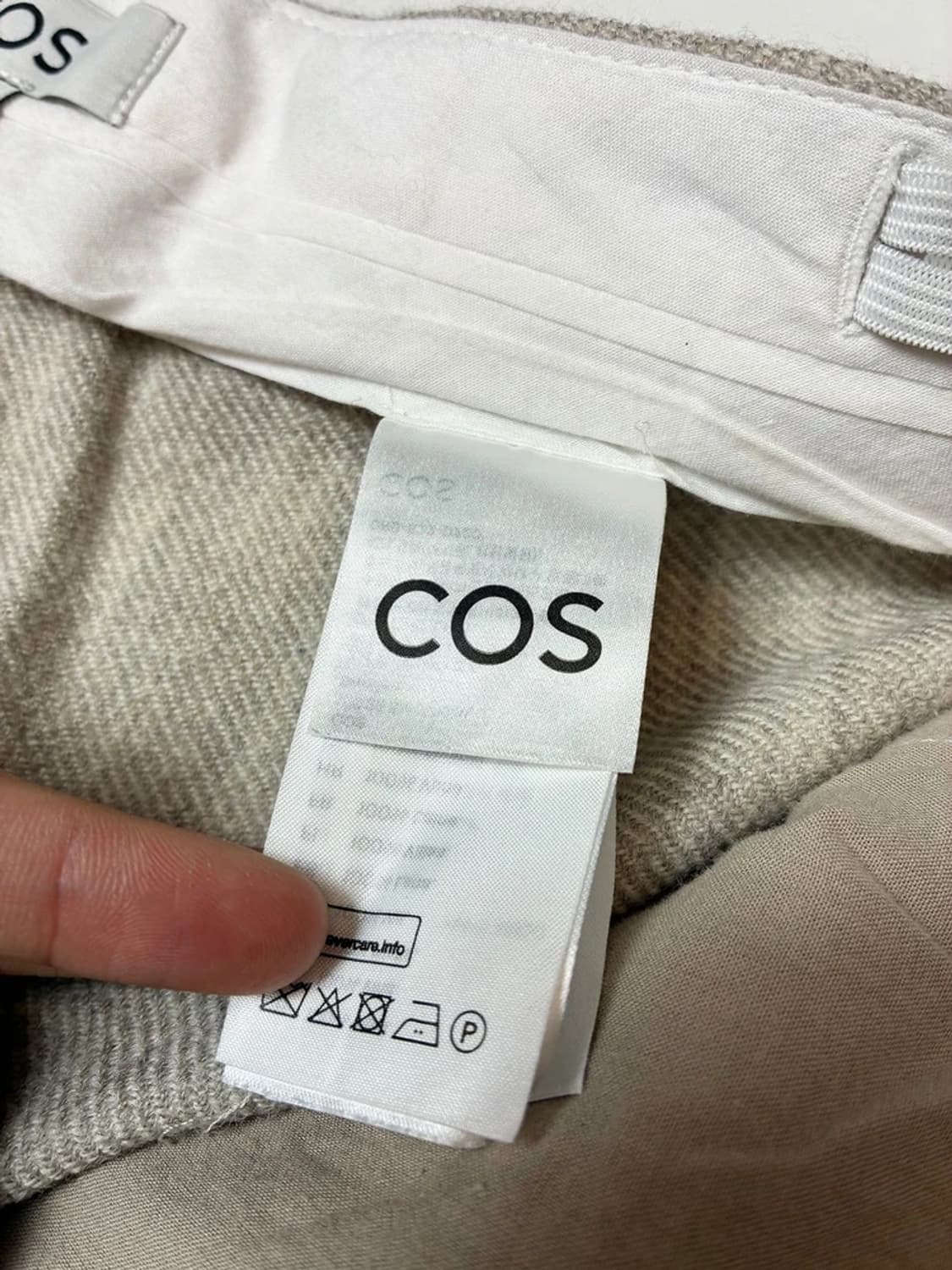 코스 COS 핀턱 울 와이드 팬츠 PN8964 상품이미지8