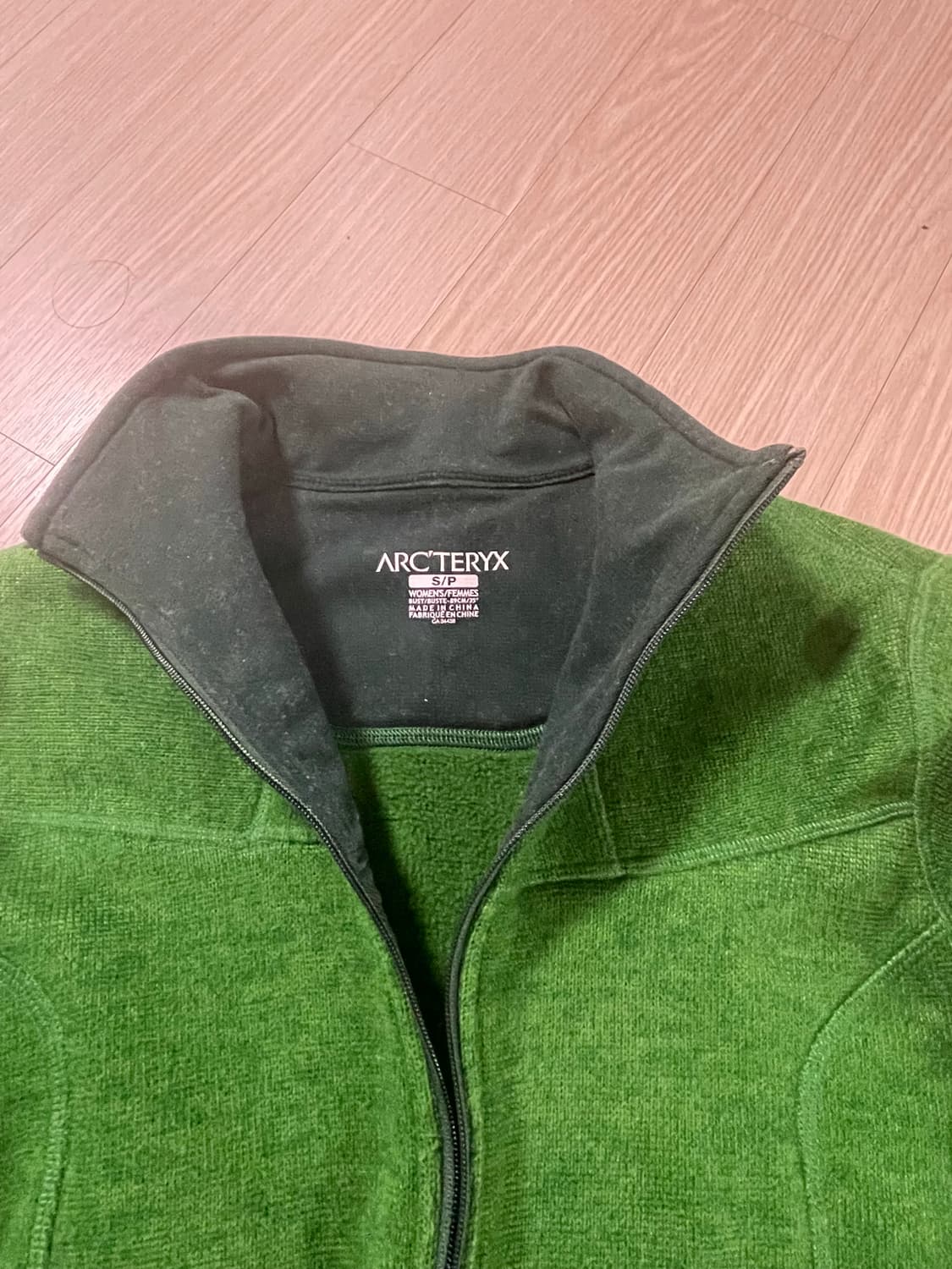 아크테릭스 코버트 폴라텍 플리스 자켓 그린 S/P 상품이미지3
