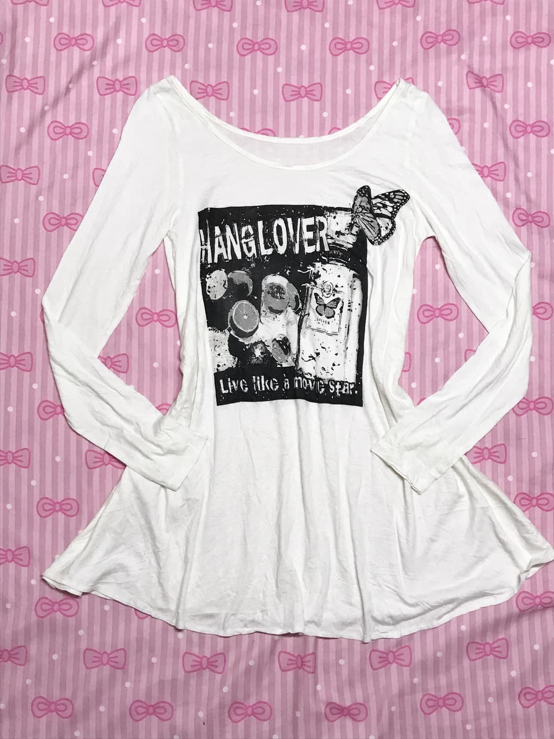 오리엔탈 나비프린팅 A핏 슬리브 상품이미지1