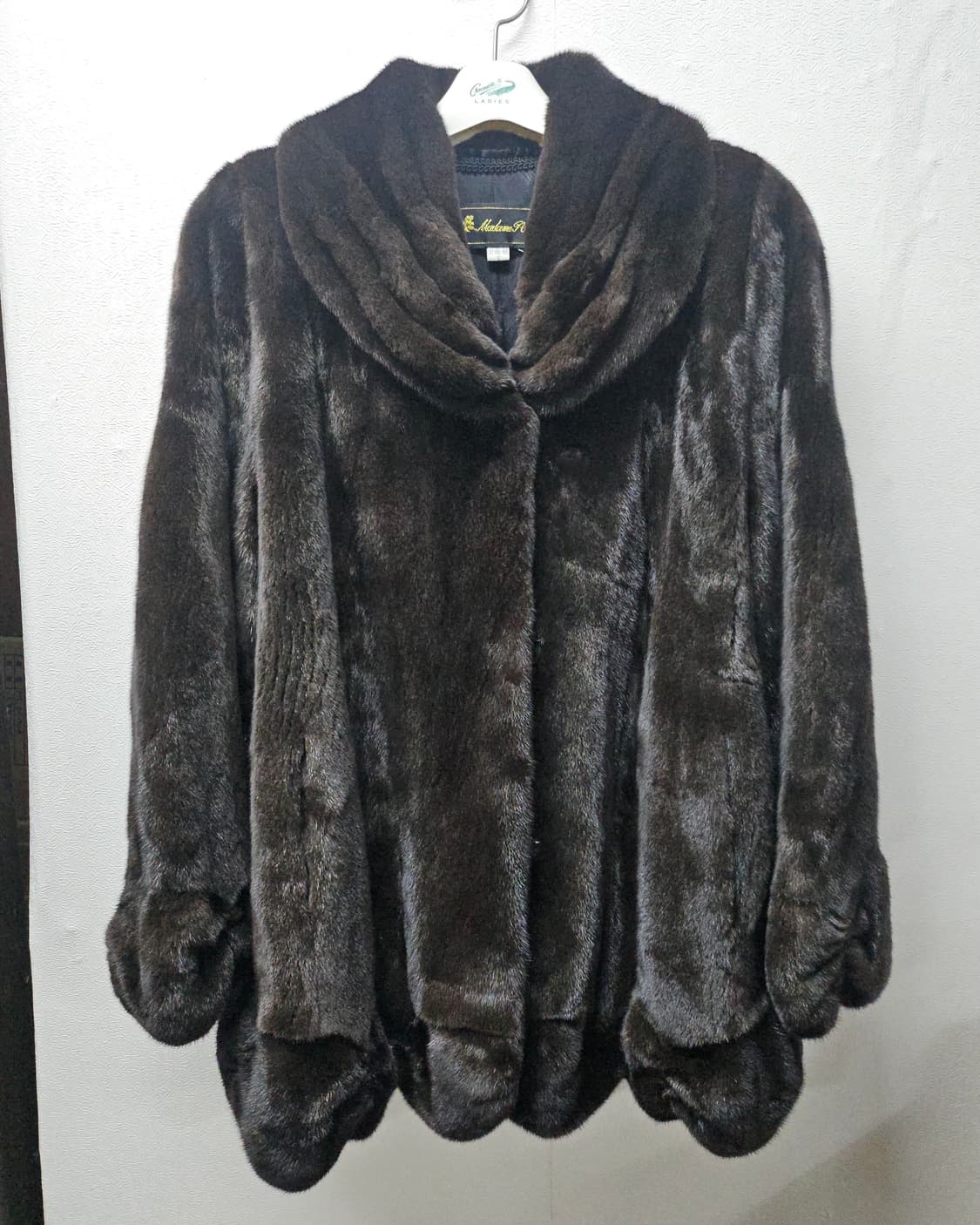 마담포라 블랙그라마 밍크 코트 자켓 브라운 Free 상품이미지1