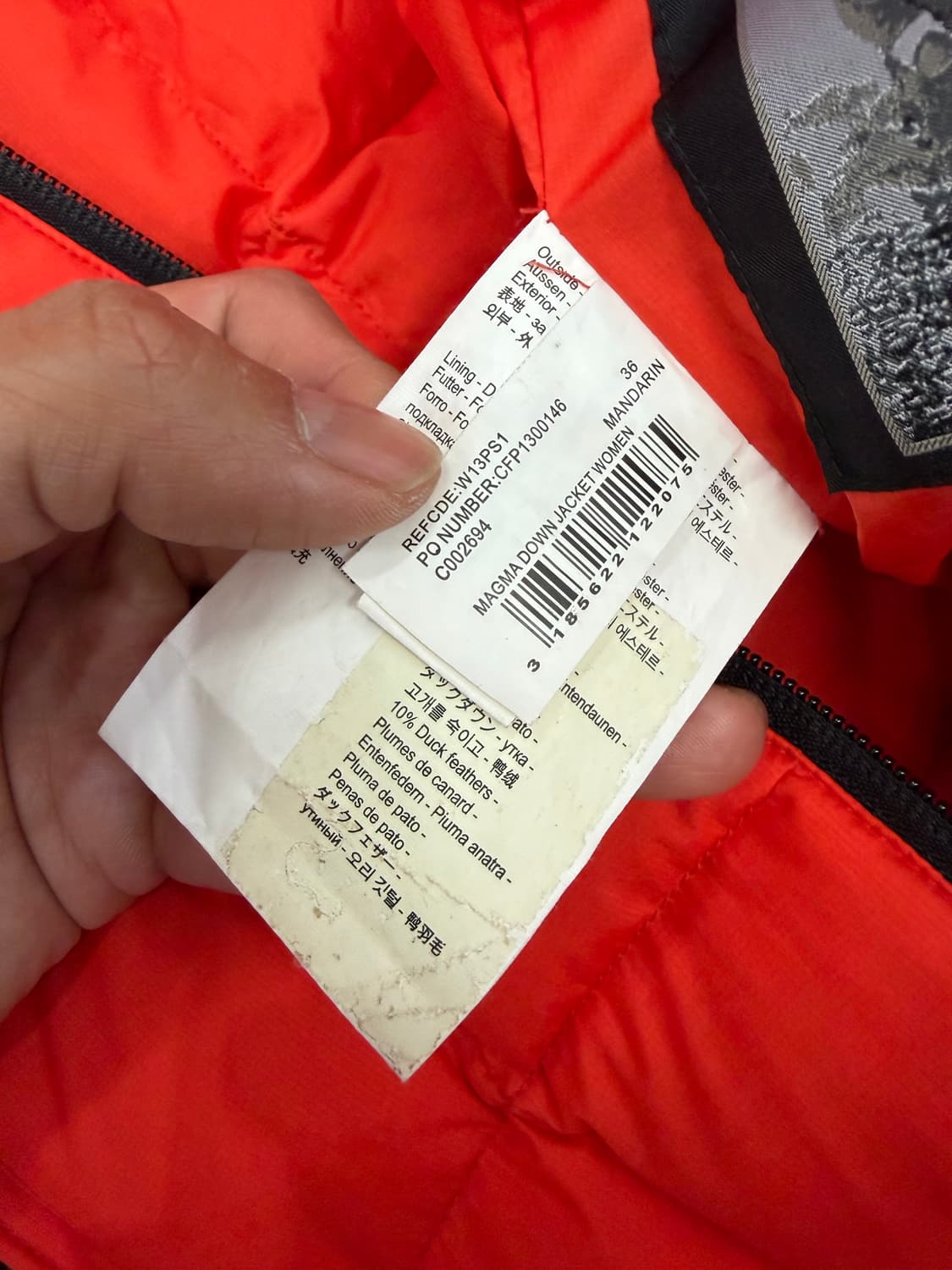 정품) PYRENEX 피레넥스 여성 패딩 36 상품이미지8