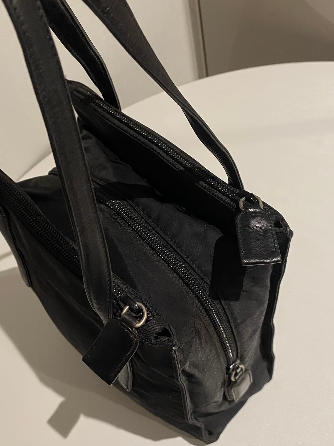 프라다 나일론 스퀘어 토트백 상품이미지6