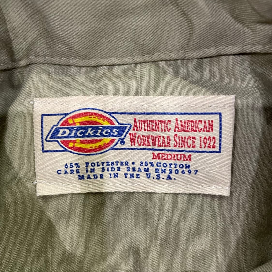 디키즈 워크 셔츠 made in USA (M)   상품이미지4