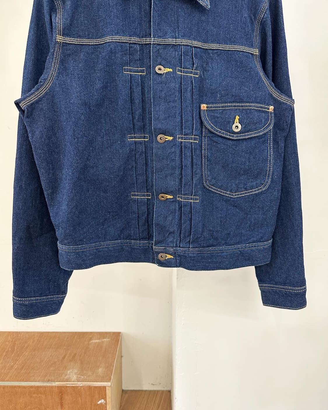 리 데님 센퍼라즈드 포켓 코튼 자켓  상품이미지5