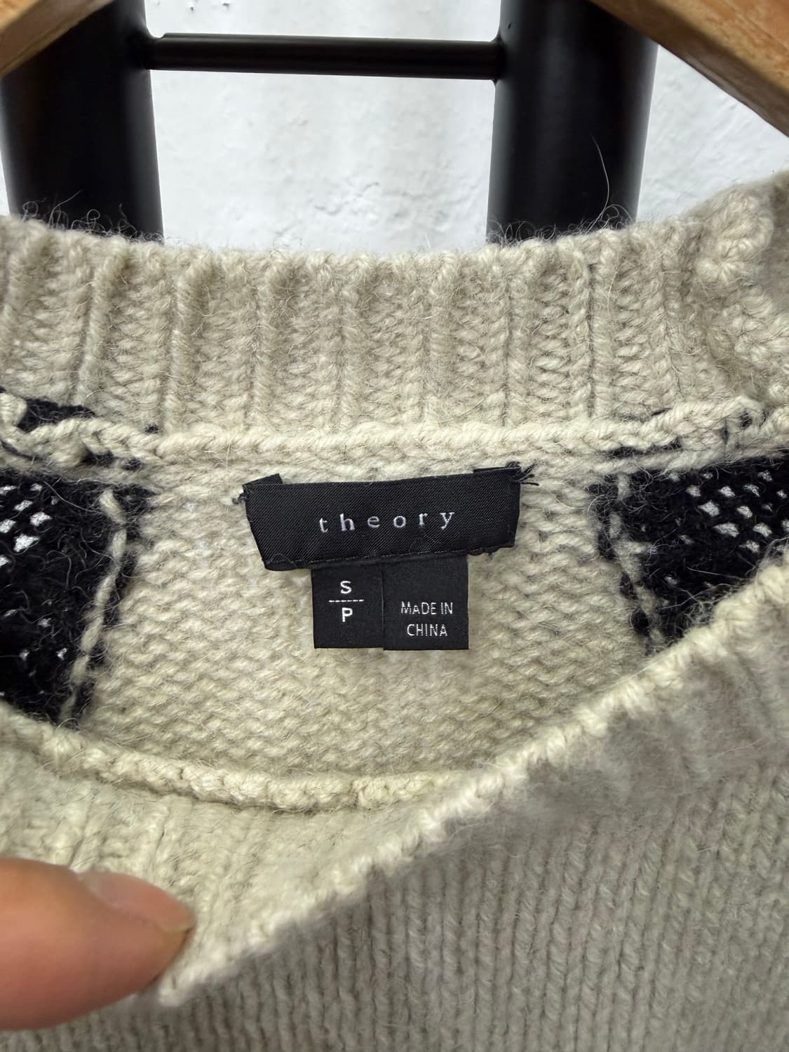 정품) Theory 띠어리 니트 스웨터 S 상품이미지5