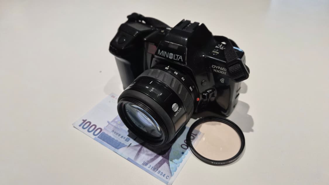 작례O 미놀타 7000i + 미놀타 af 줌 35-105 필름카메라 빈티 상품이미지1