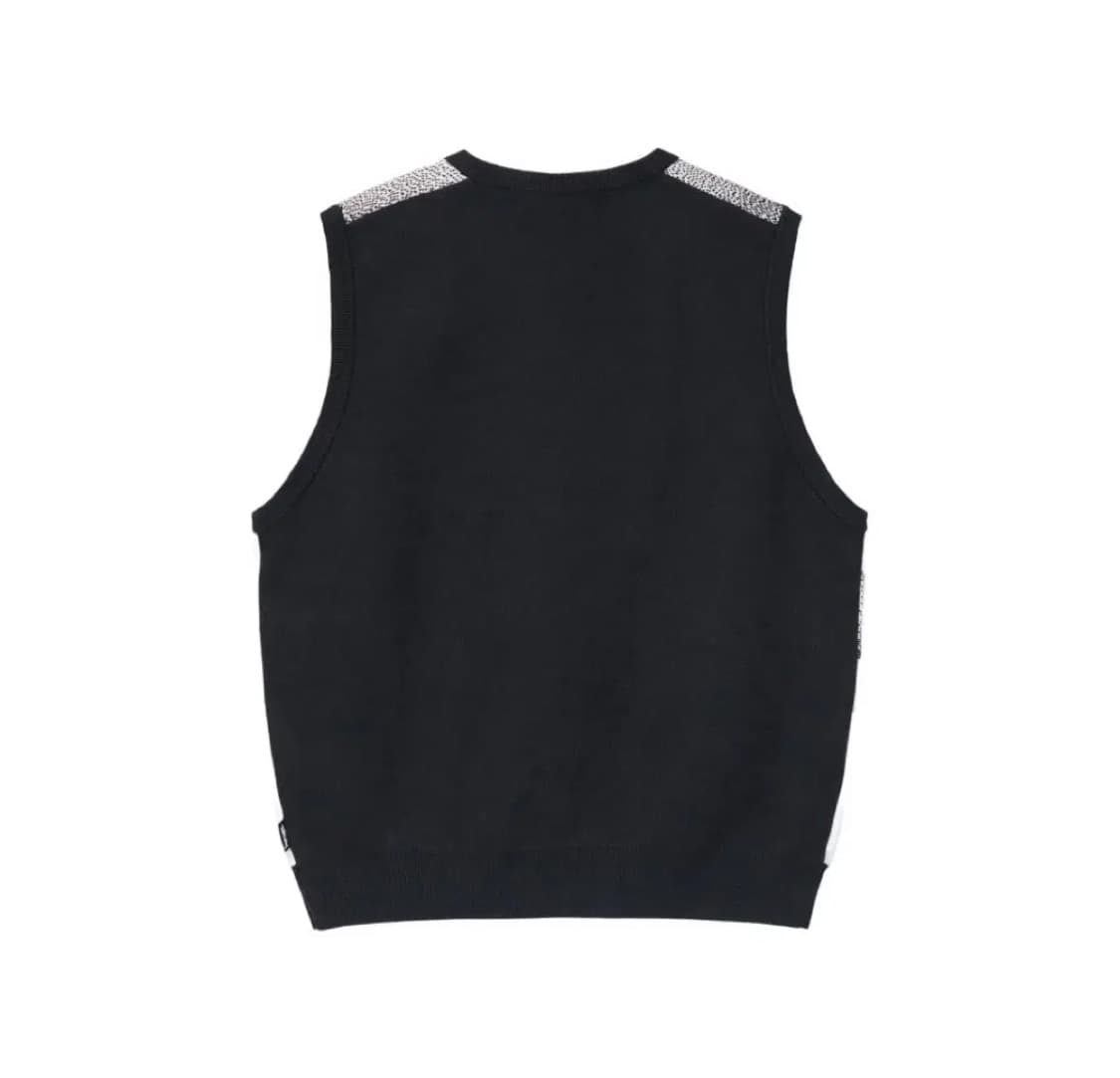 스투시 포토 자카드 베스트 블랙 S 상품이미지4