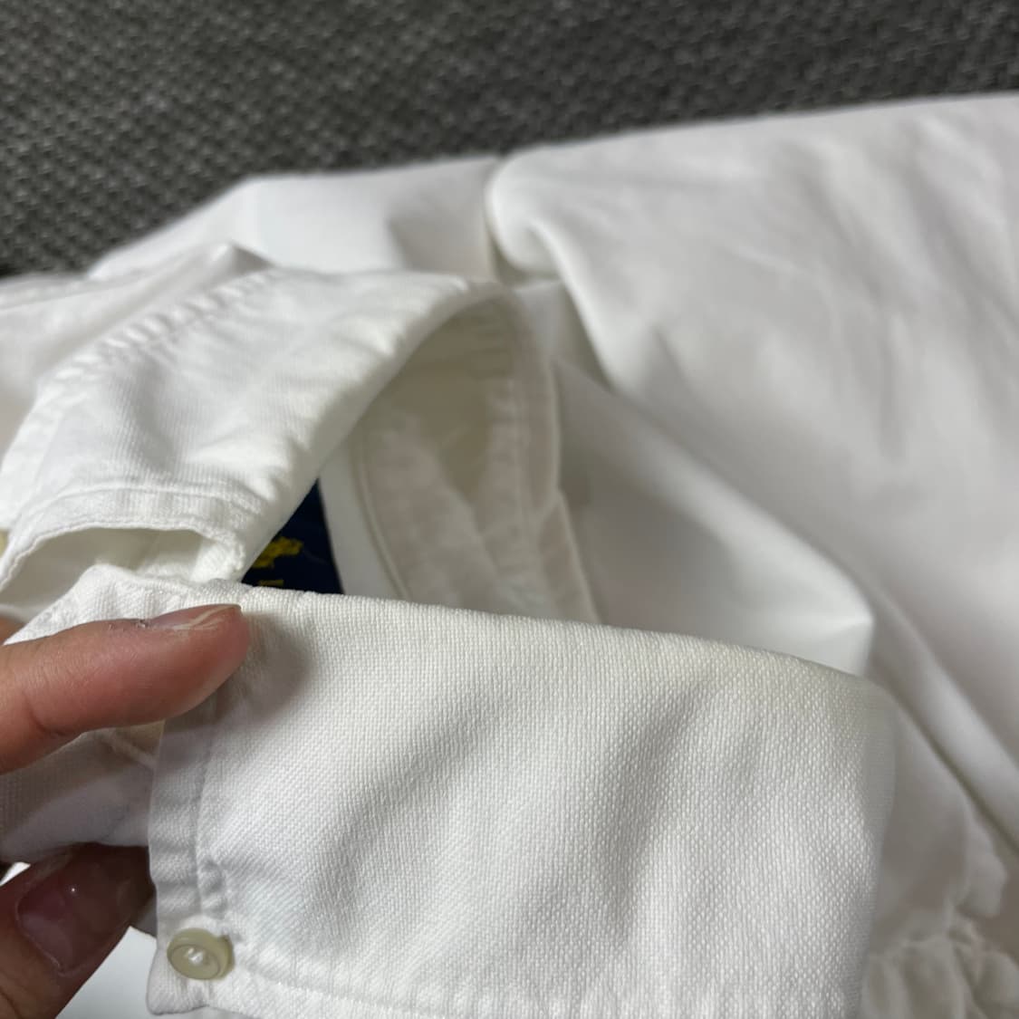 폴로랄프로렌 화이트 옥스포드 긴팔 셔츠 M 상품이미지5