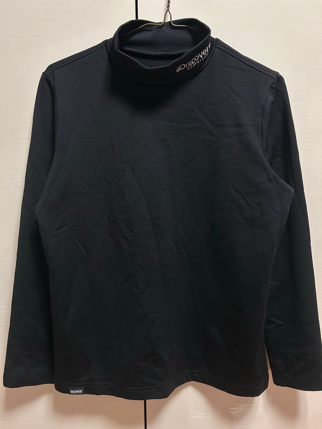 디스커버리 남성 긴팔 티셔츠 95 블랙 상품이미지1