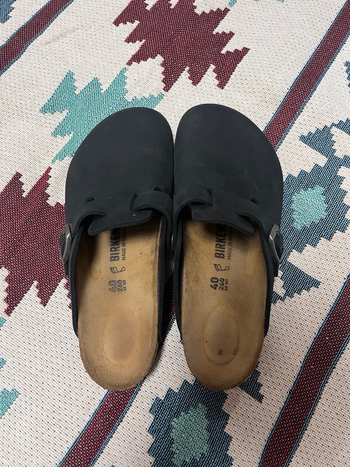 (260-265/40size) 버켄스탁 보스턴 블랙 상품이미지2