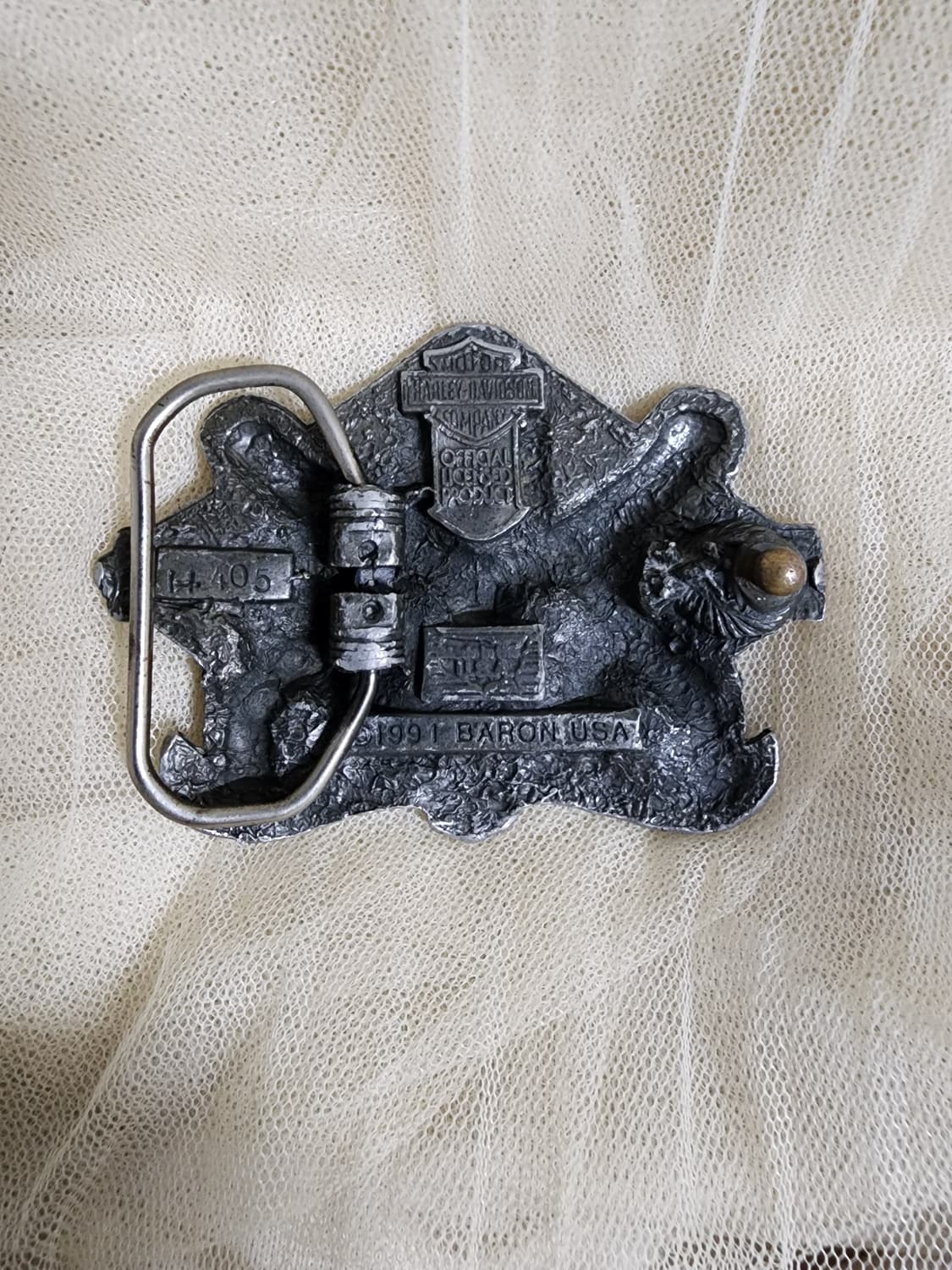 빈티지 할리 데이비슨 벨트 버클 1992 USA 상품이미지5