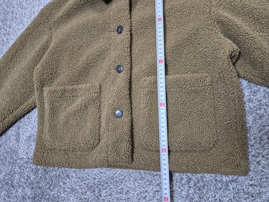 유니클로 여성 크롭 뽀글이 자켓 S 상품이미지9