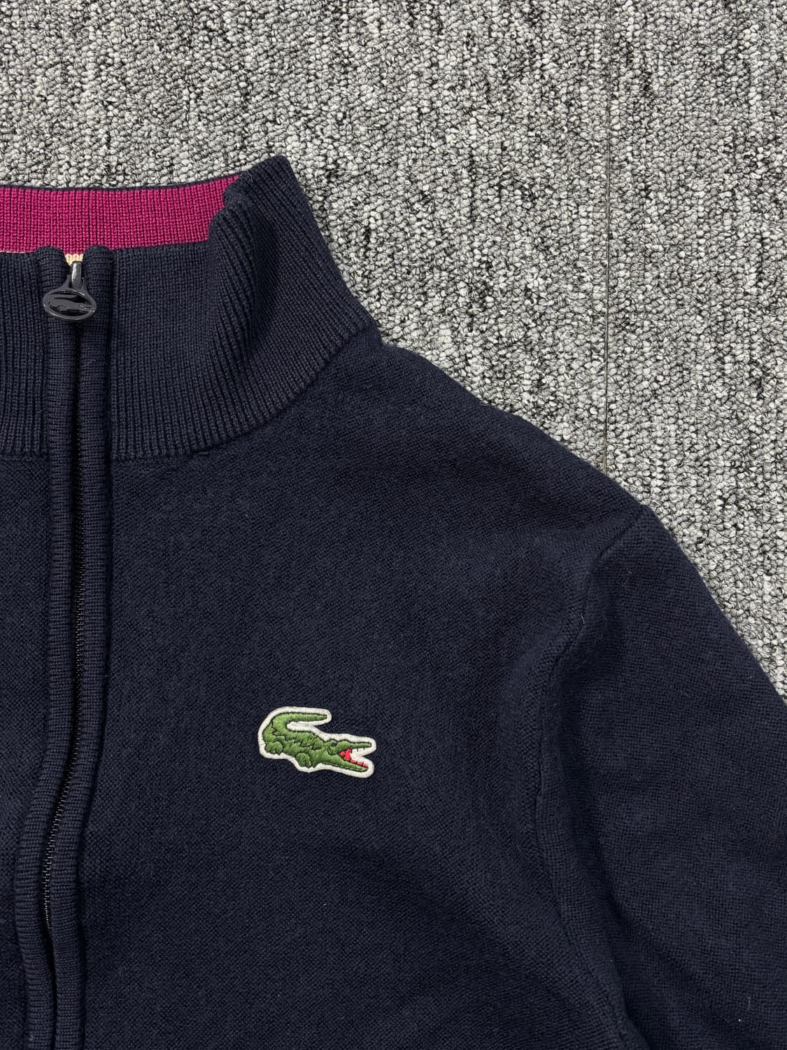 라코스테 풀 집업 니트 상품이미지4