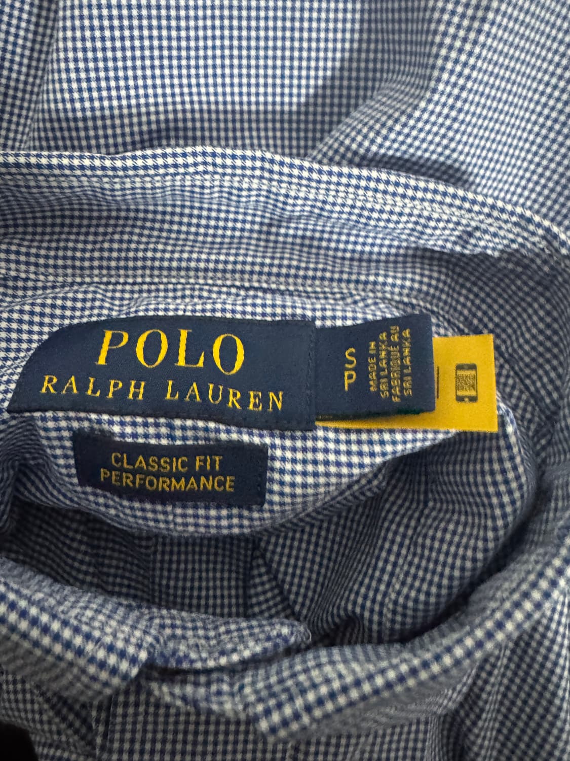 정품인증!! 폴로 랄프로렌 깅엄 체크 셔츠 S 상품이미지3