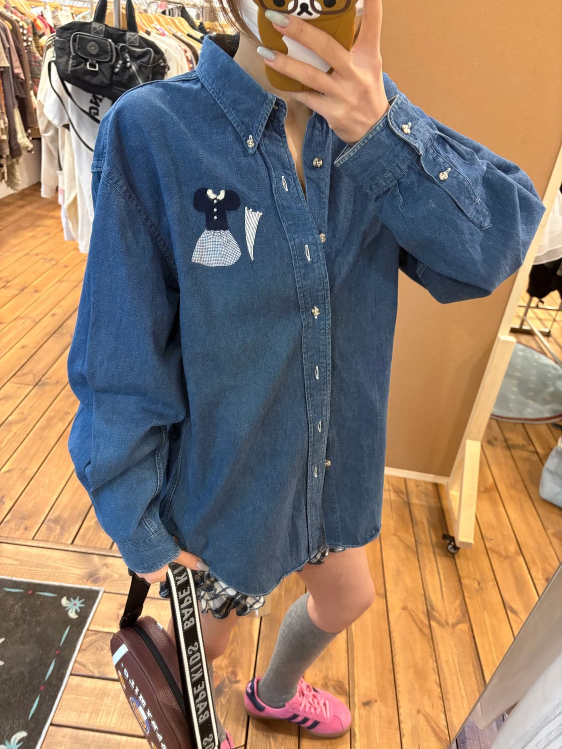 아베크롬비 패치 셔츠 상품이미지1