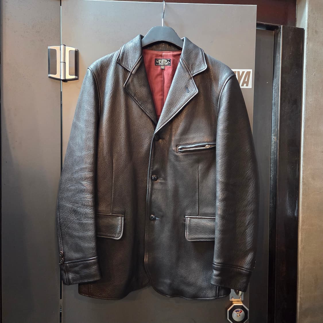 프리휠러스 "GUTHRIE" 디어스킨 레더 자켓 (40) 상품이미지1