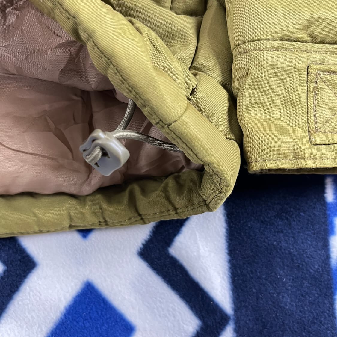 리바이스(R)택 배색 패딩자켓 (실측확인) 상품이미지6