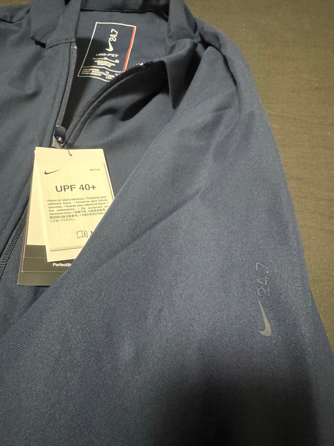 정품새제품 나이키 24.7 퍼펙트스트레치 UV 드라이핏 자켓 2XL 상품이미지3
