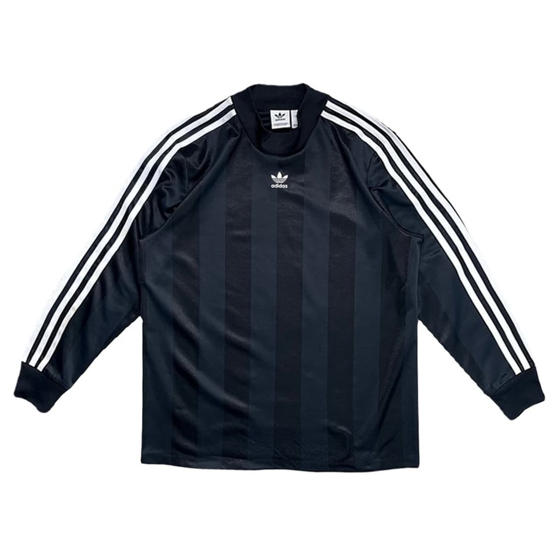  ADIDAS 스트라이프 롱슬리브 블랙 M 상품이미지1