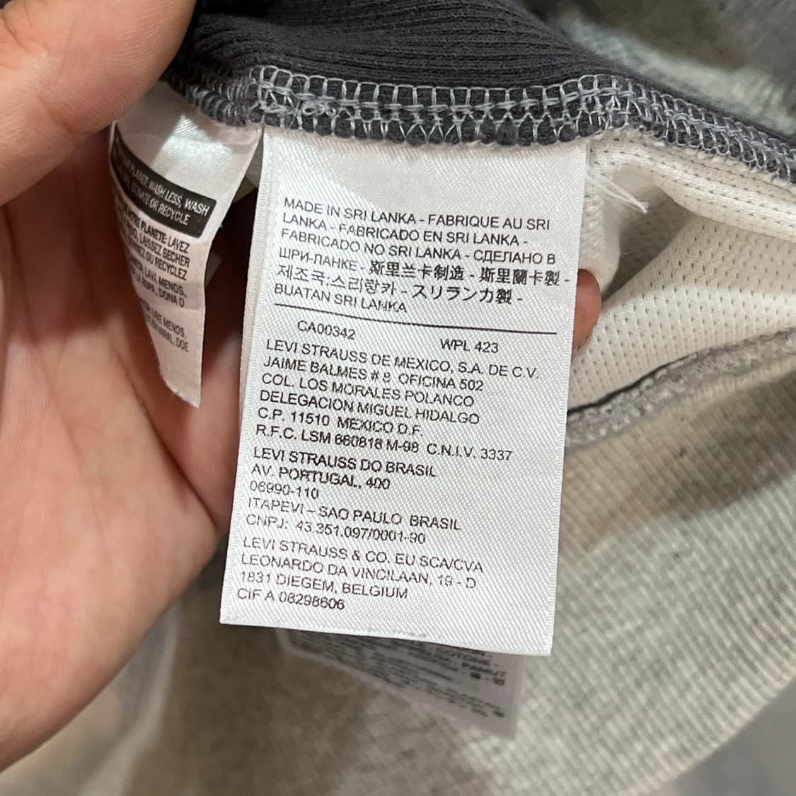 리바이스 배색 맨투맨 y18237 상품이미지8