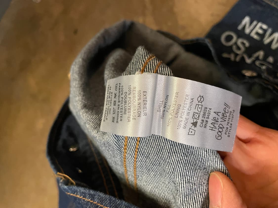 스투시 집 워크 자켓 시티 링크 데님 원 워시 상품이미지8