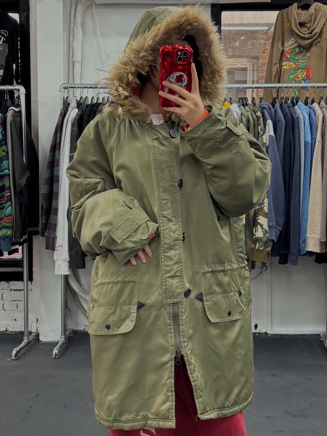 리바이스 퍼 후드 N3B 자켓 상품이미지1