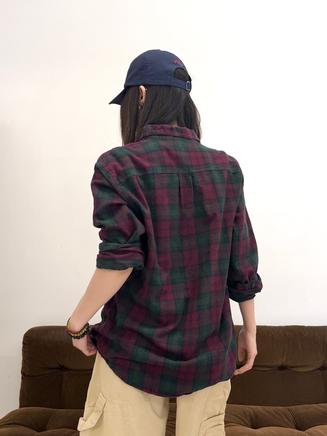 L.L.Bean 빈티지 코튼 워크 셔츠 상품이미지3