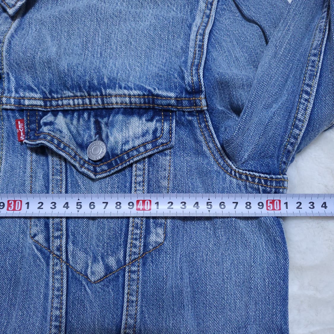 리바이스 남성 청자켓 M 0313 뽀샤샤 상품이미지4