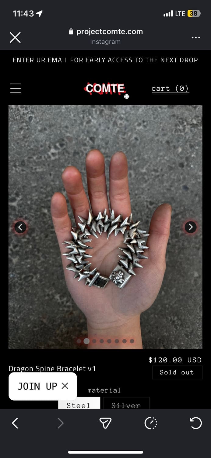 Project comte dragon spine braclet v1 상품이미지1