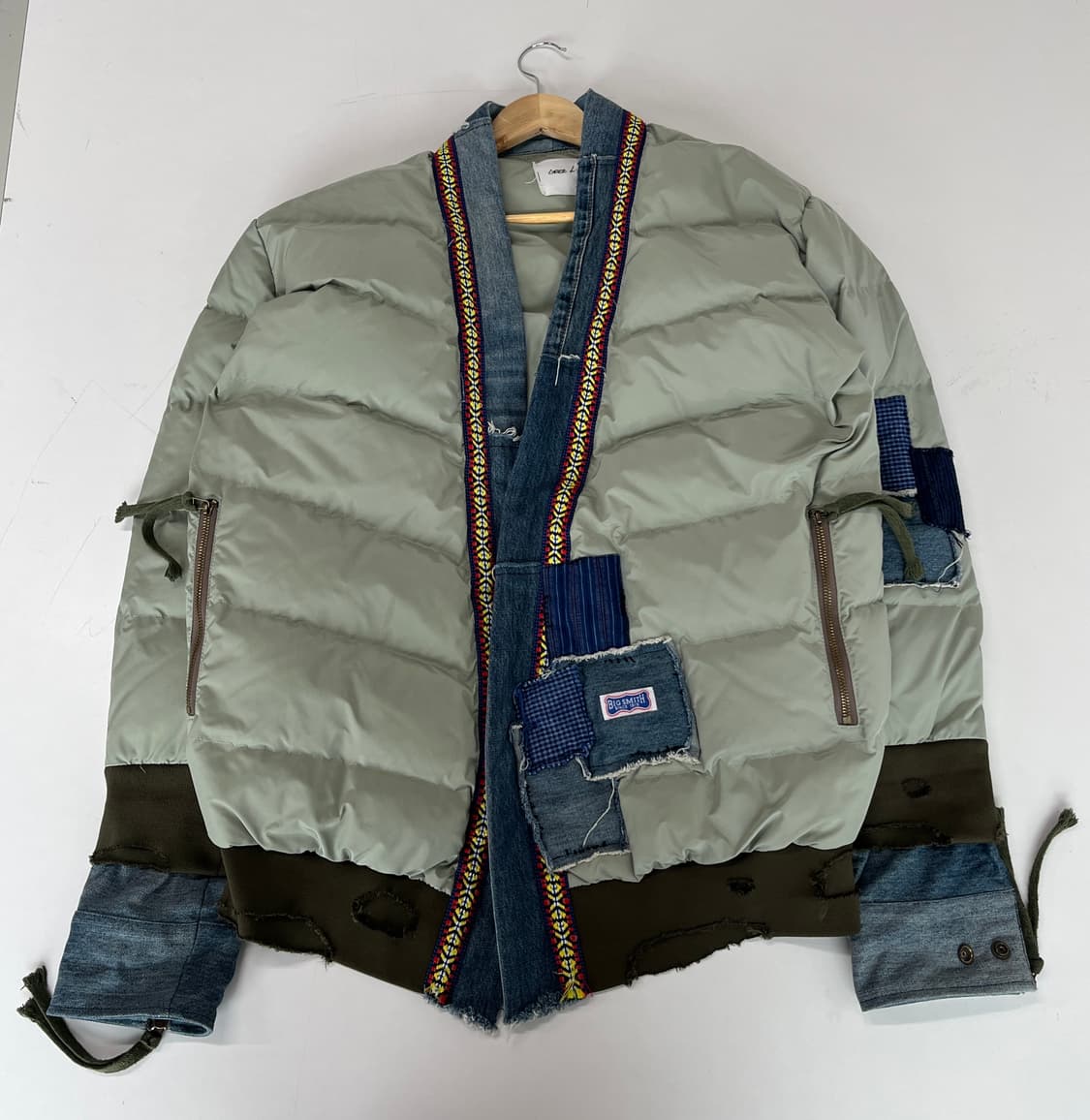 그렉로렌 2018 데님믹스 숄카라 다운자켓 상품이미지1