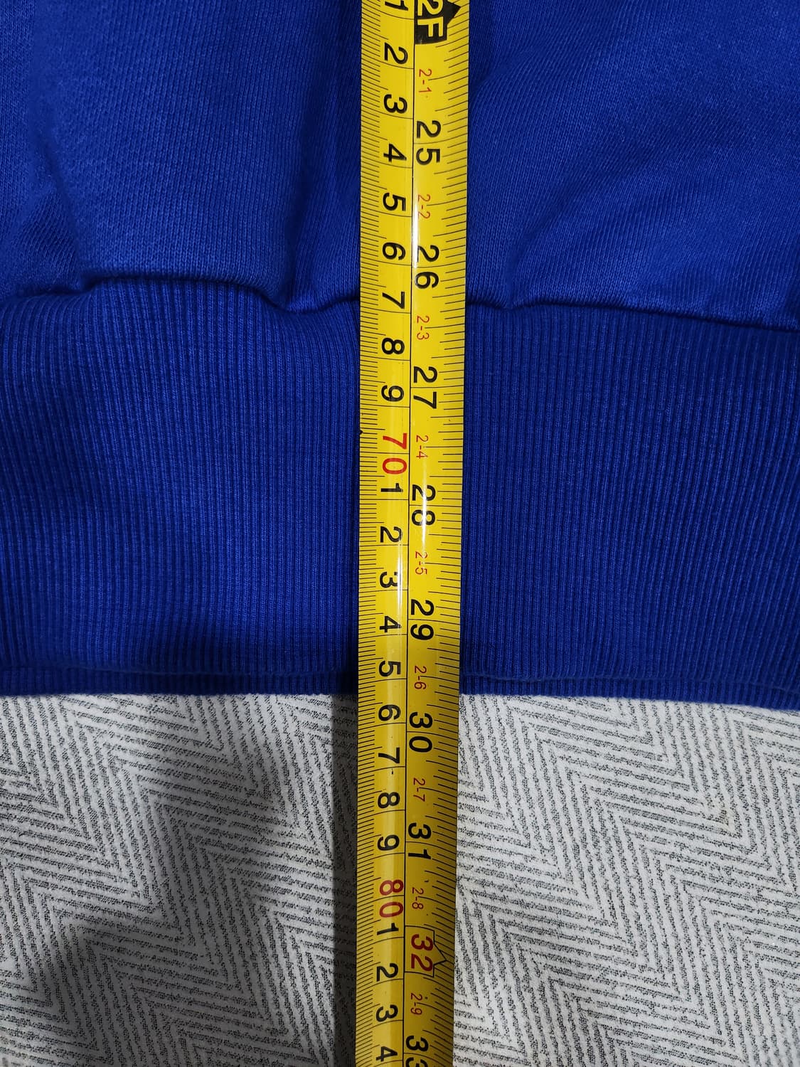 RASVOA 파란색 맨투맨 티셔츠 여성 프리사이즈 상품이미지7