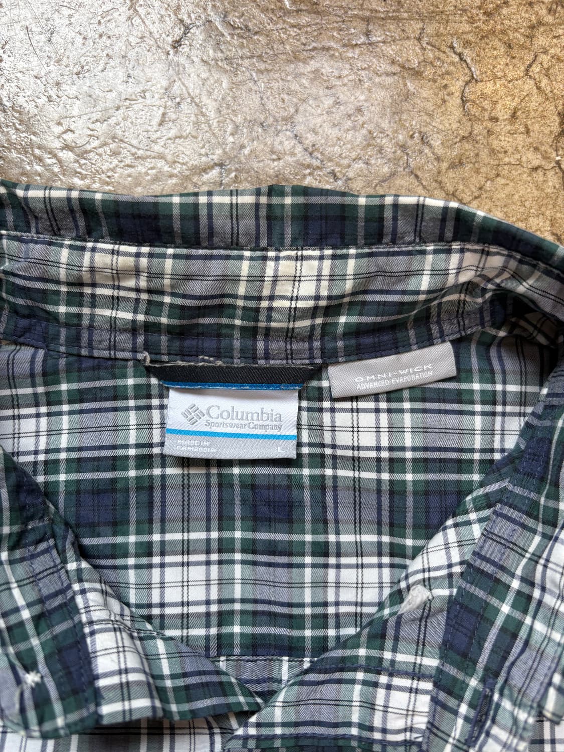 컬럼비아 체크 셔츠 상품이미지3