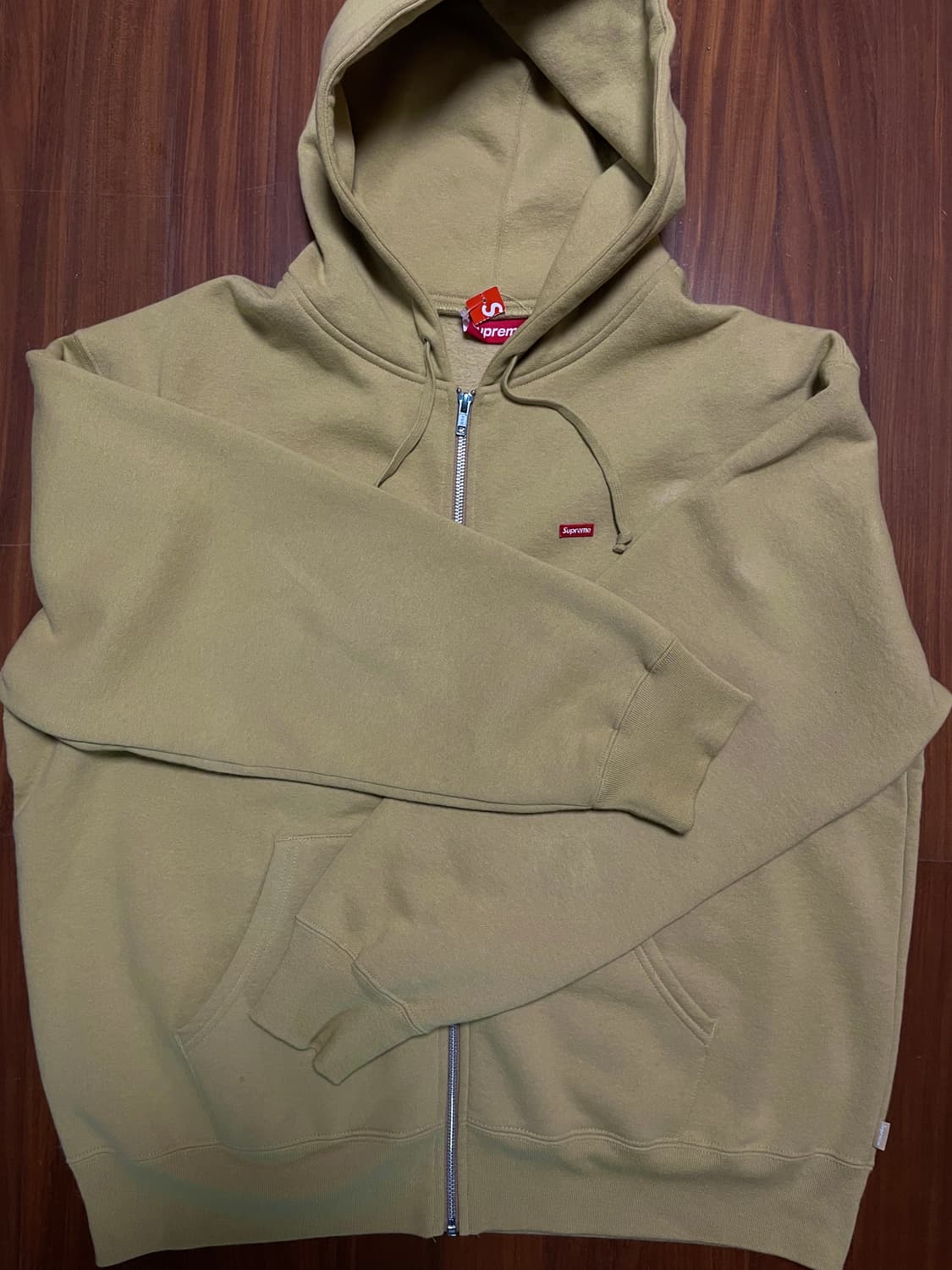 슈프림 스몰로고 스웨트 후드집업 상품이미지2