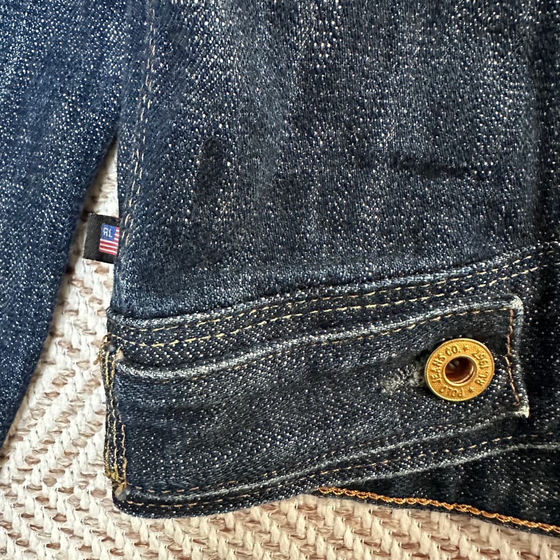 POLO JEANS woman denim trucker jacket 상품이미지4