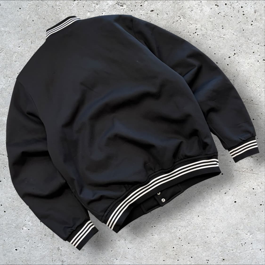 [M] 아디다스 블랙 빅로고 스타디움 자켓 D494 상품이미지2