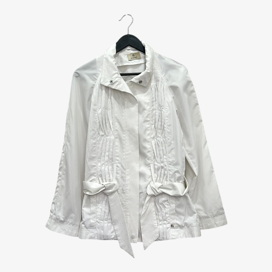 아이그너 Aigner 화이트 바람막이 벨티드 자켓  상품이미지1