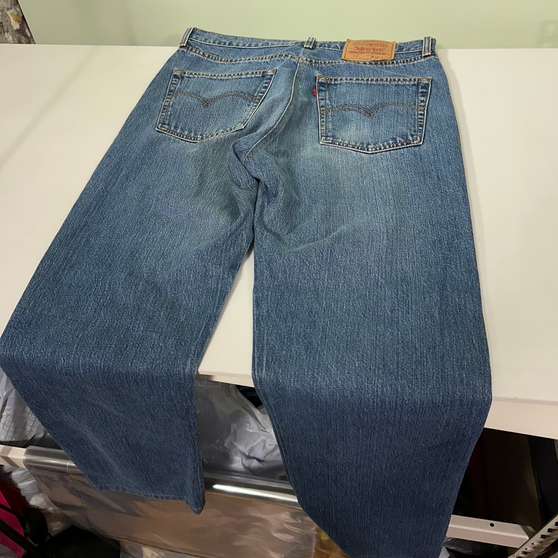 우먼L 리바이스512 USA 보이프렌드핏 데님팬츠 청바지 상품이미지3