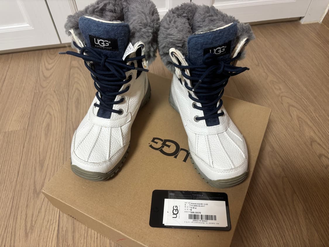 새상품급 어그 아디론닥가죽 방수방한부츠 털부츠남여공용 6사이즈 상품이미지1