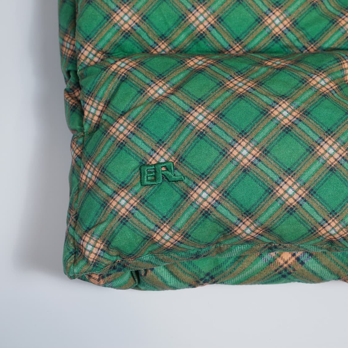 ERL 체크 패턴 다운 베스트 상품이미지6