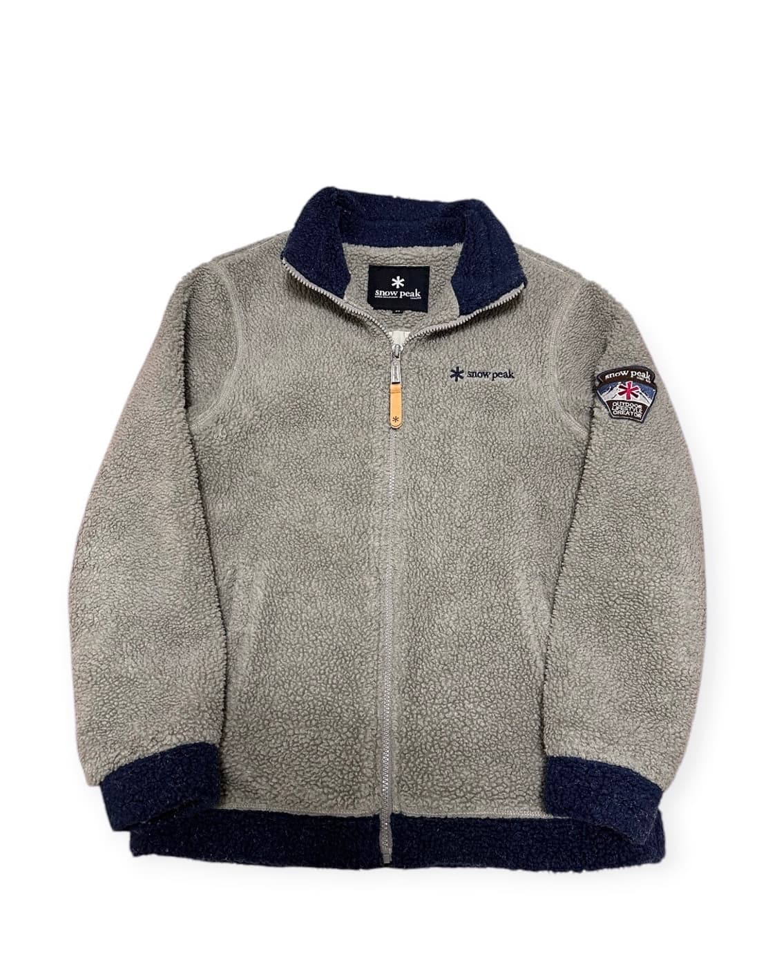 스노우피크 로고 플리스 자켓 상품이미지1