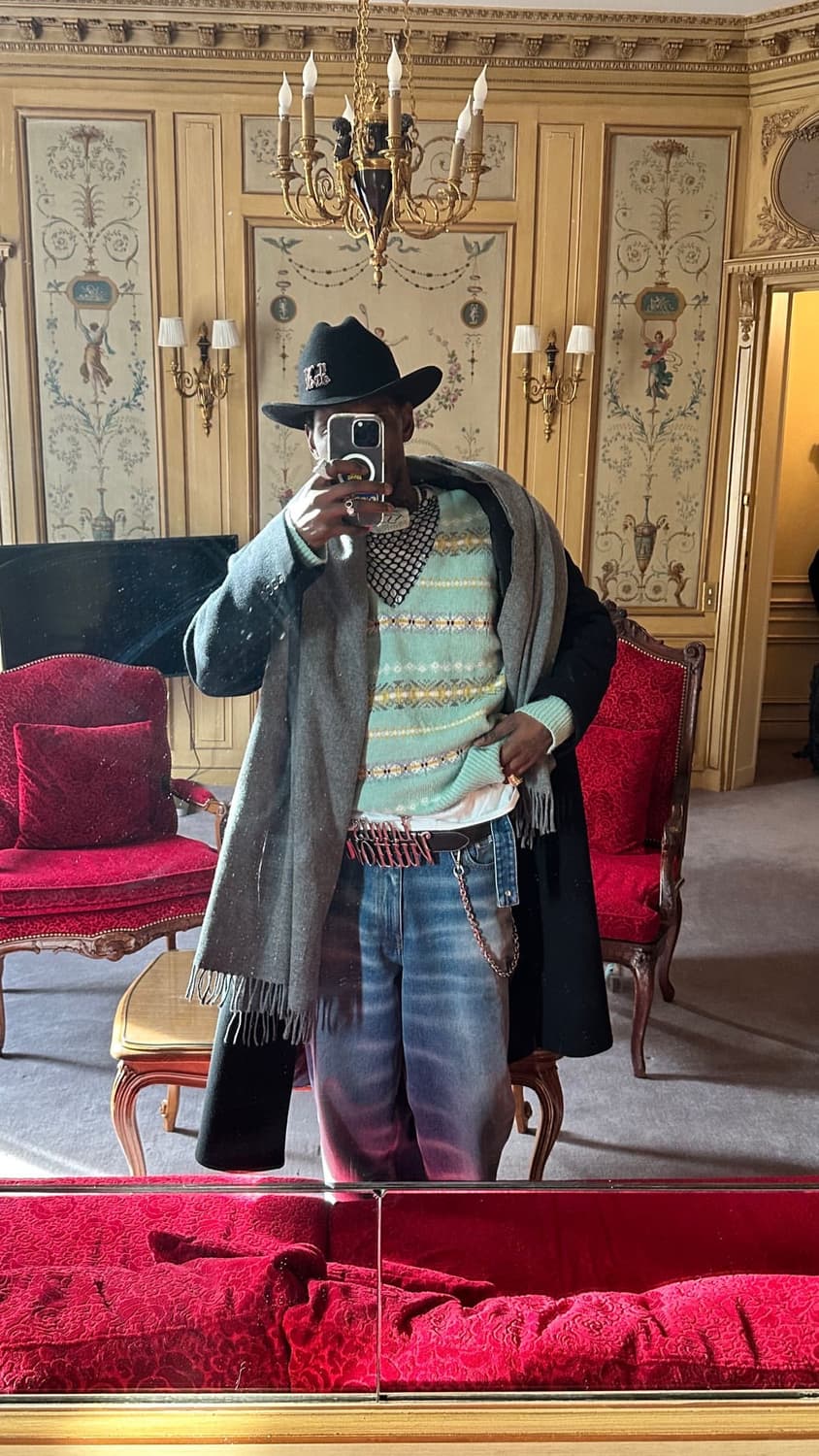 라프 시몬스 SS22 페어 아일 자카드 스웨터 상품이미지8