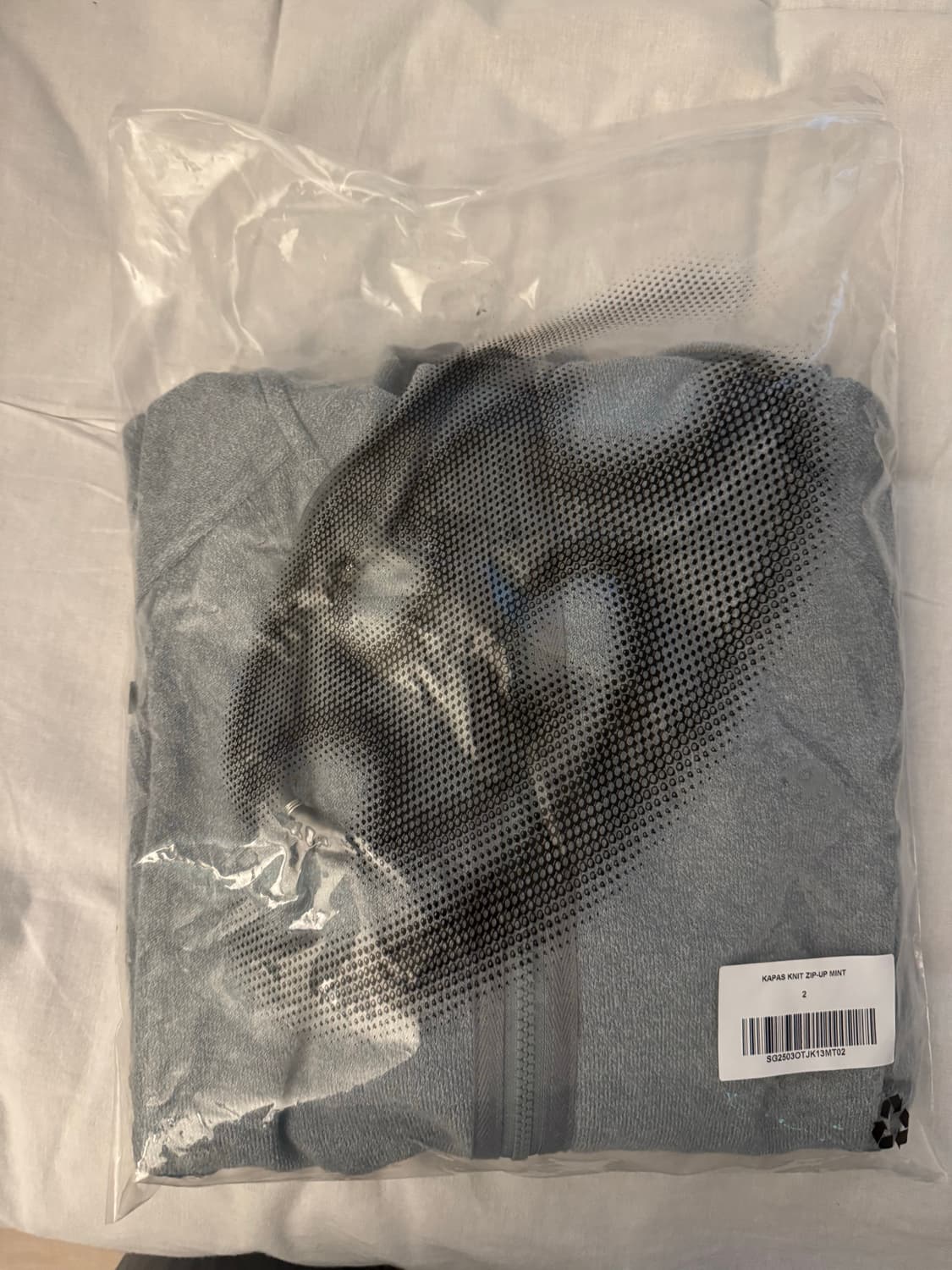 산산기어 kapas knit zip up 민트 상품이미지2