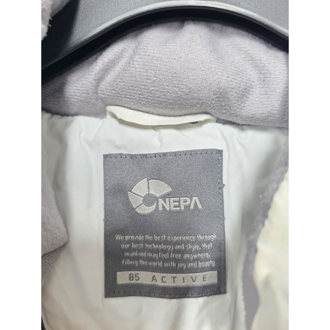 택포_ 네파 흰색 다운 롱패딩 S 상품이미지2