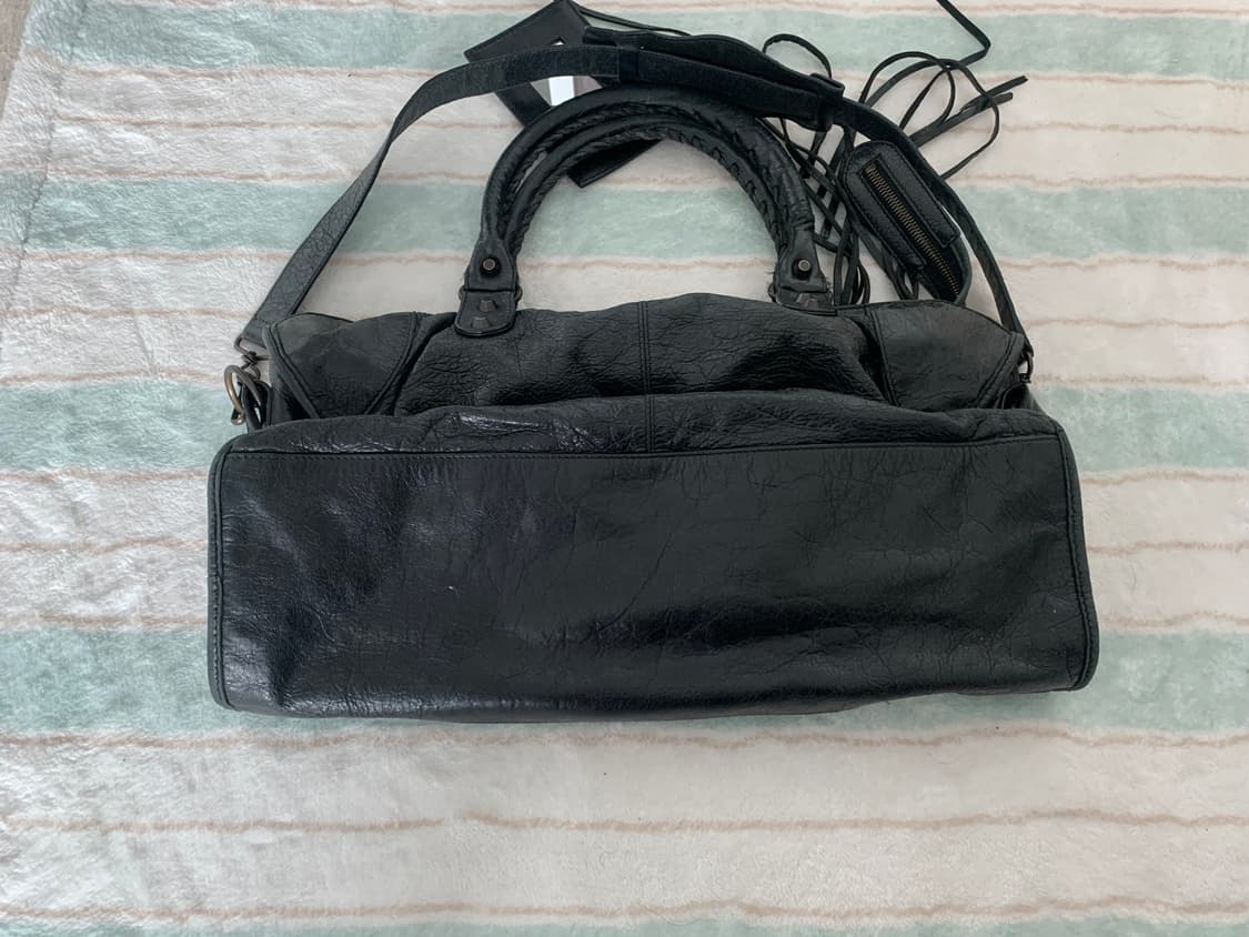 발렌시아가 모터백 라지 블랙 시티백 르시티 정품 상품이미지8