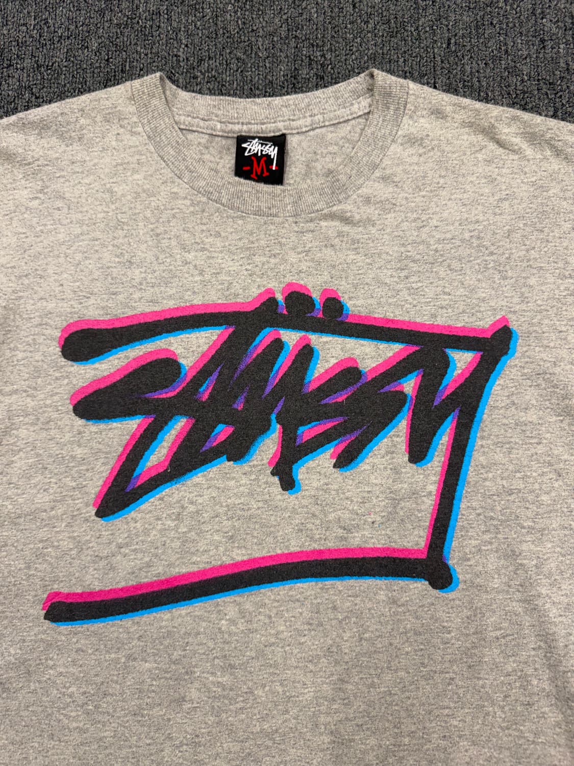 M) 스투시X코스타스 세레메티스 빈티지 그래픽 반팔 티셔츠 상품이미지3